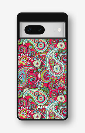 Google Pixel 7 Hard Case – Paisley Paradise - View 1