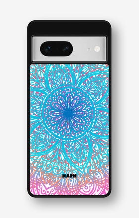 Google Pixel 7 Hard Case – Pastel Mandala - View 1