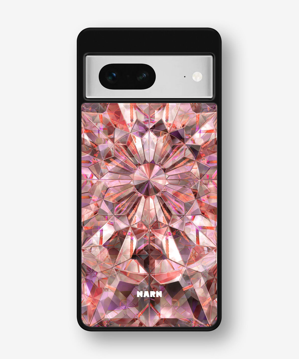 Google Pixel 7 Hard Case – Pink Crystals - View 1