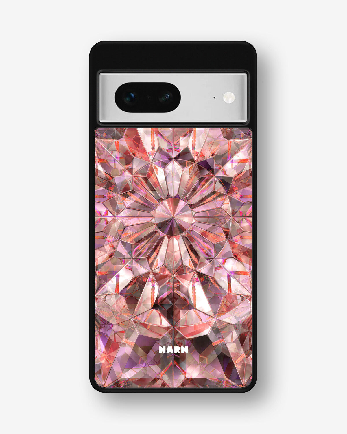 Google Pixel 7 Hard Case – Pink Crystals - View 1