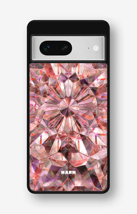 Google Pixel 7 Hard Case – Pink Crystals - View 1