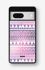 Google Pixel 7 Hard Case – Purple Aztec - View 1