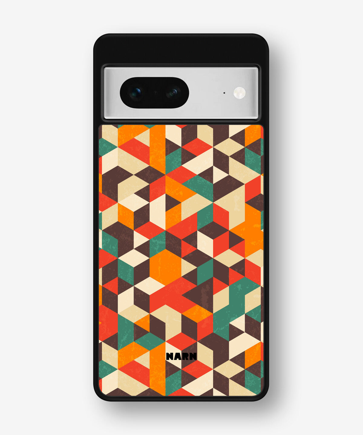 Google Pixel 7 Hard Case – Retro Geometric - View 1