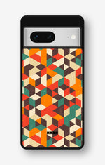 Google Pixel 7 Hard Case – Retro Geometric - View 1