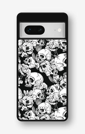 Google Pixel 7 Hard Case – Skull Garden - View 1