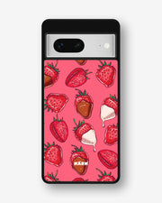 Google Pixel 7 Hard Case – Strawberry Chocolate - View 1