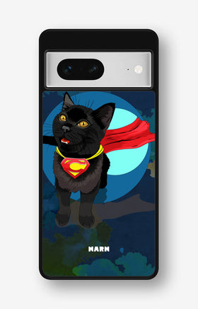 Google Pixel 7 Hard Case – Super Cat - View 1