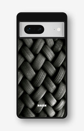 Google Pixel 7 Hard Case – Tires Wall - View 1