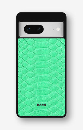 Google Pixel 7 Hard Case – Turquoise Snake - View 1