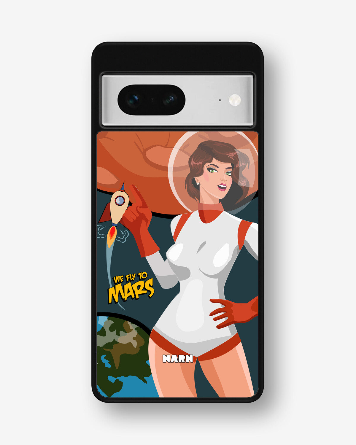 Google Pixel 7 Hard Case – We Fly To Mars - View 1