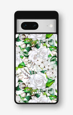Google Pixel 7 Hard Case – White Bloom - View 1