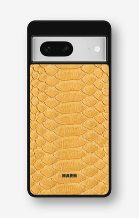 Google Pixel 7 Hard Case – Yellow Snake - View 1