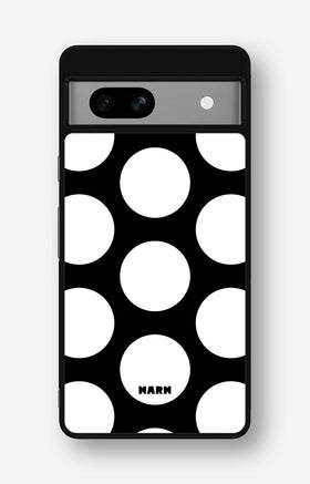 Google Pixel 7a Hard Case – Bold Dots - View 1
