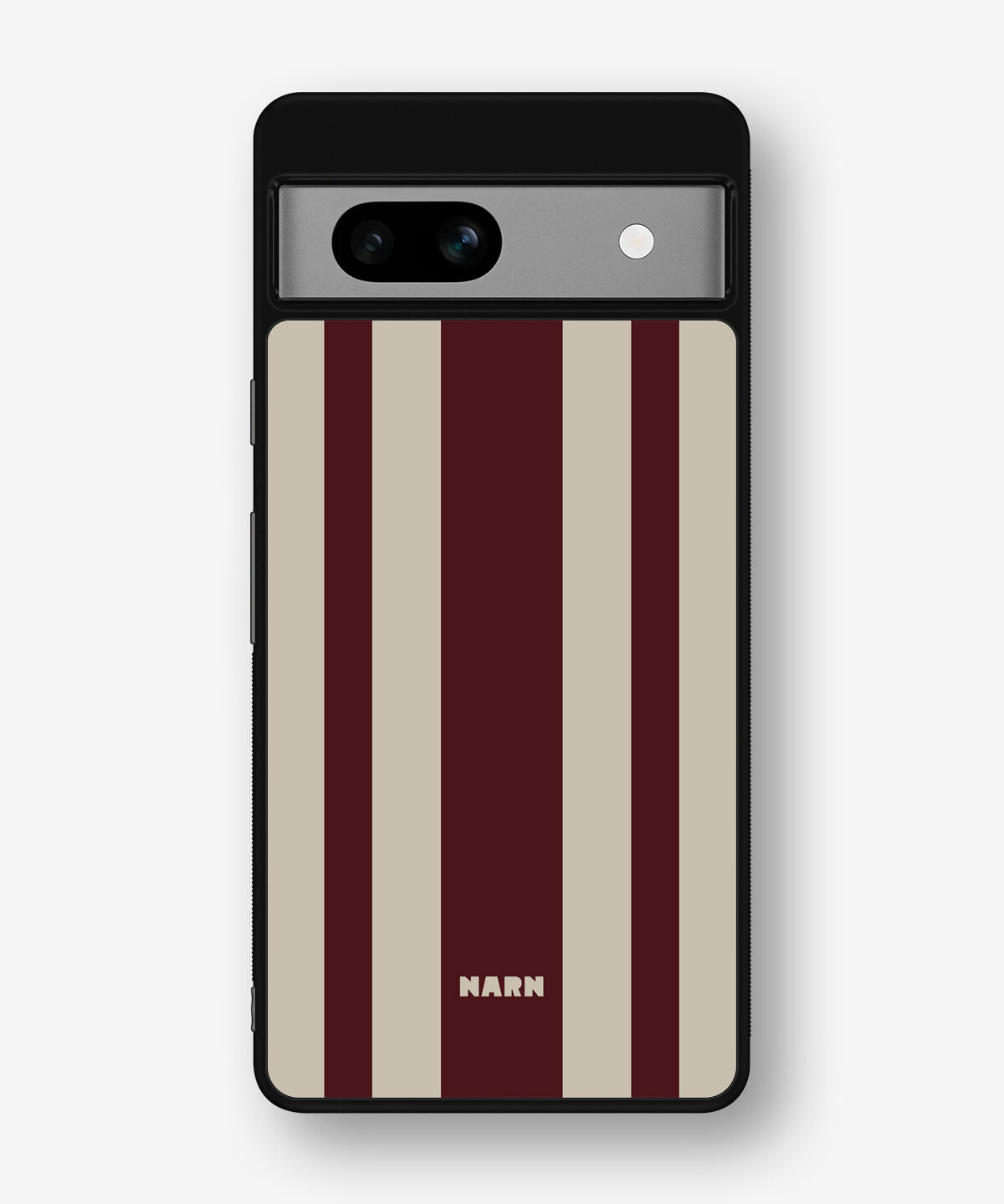 Google Pixel 7a Hard Case – Bordeaux Stripe - View 1