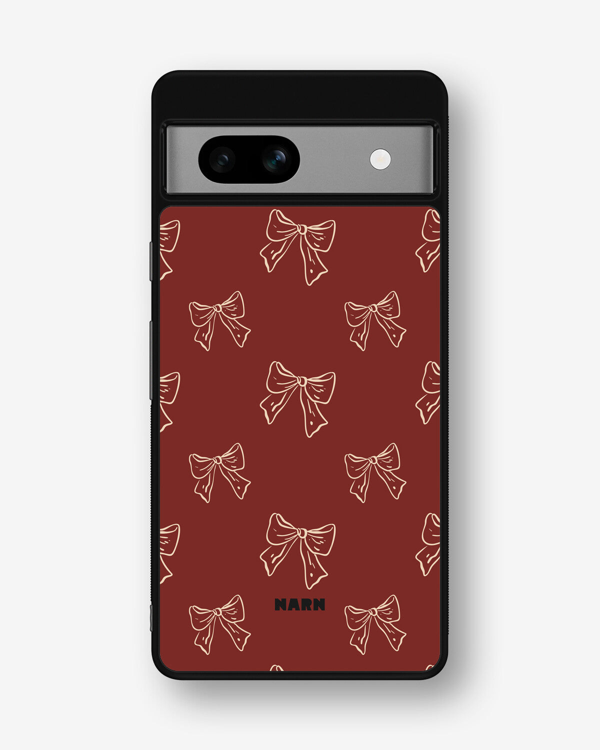 Google Pixel 7a Hard Case – Cherry Bows - View 1