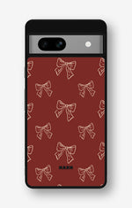 Google Pixel 7a Hard Case – Cherry Bows - View 1