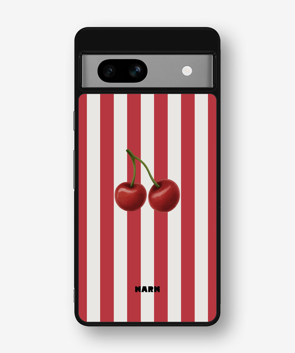 Google Pixel 7a Hard Case – Cherry Stripes - View 1
