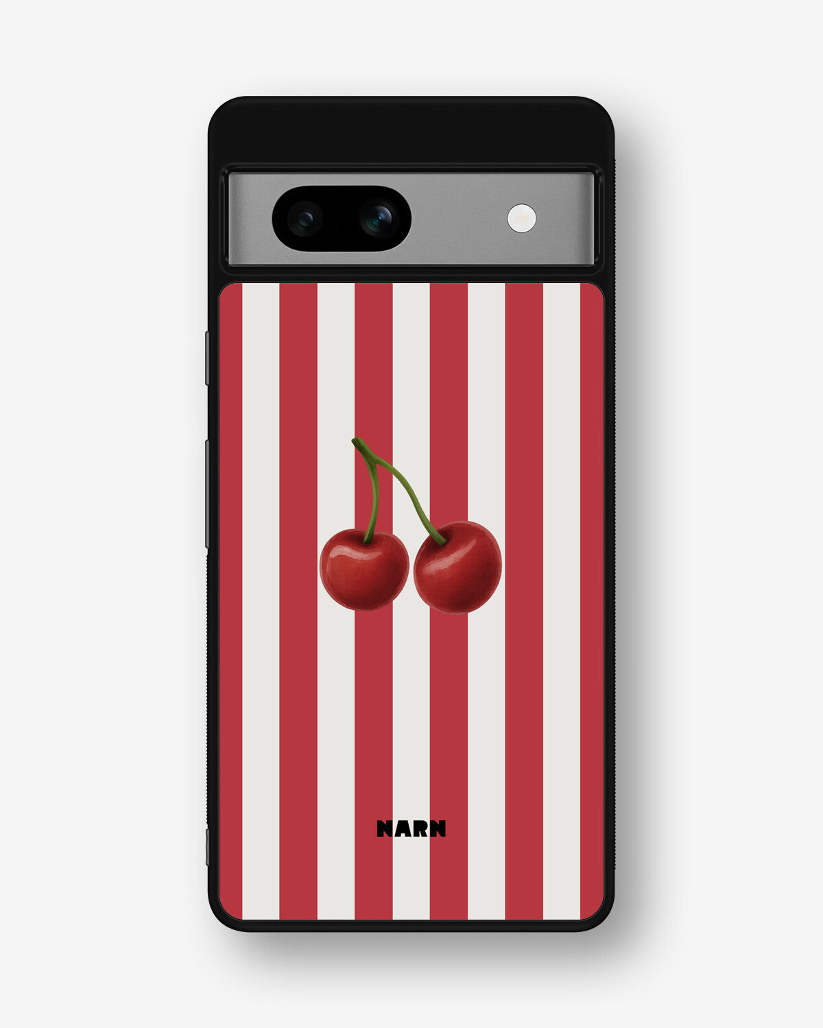 Google Pixel 7a Hard Case – Cherry Stripes - View 1