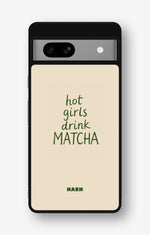 Google Pixel 7a Hard Case – Drink Matcha - View 1