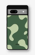 Google Pixel 7a Hard Case – Green Blend - View 1