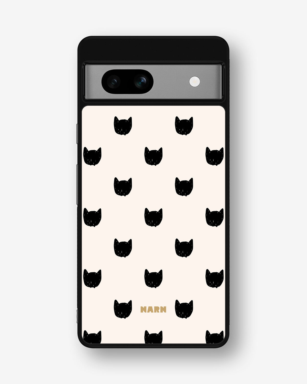 Google Pixel 7a Hard Case – Kitty Dots - View 1