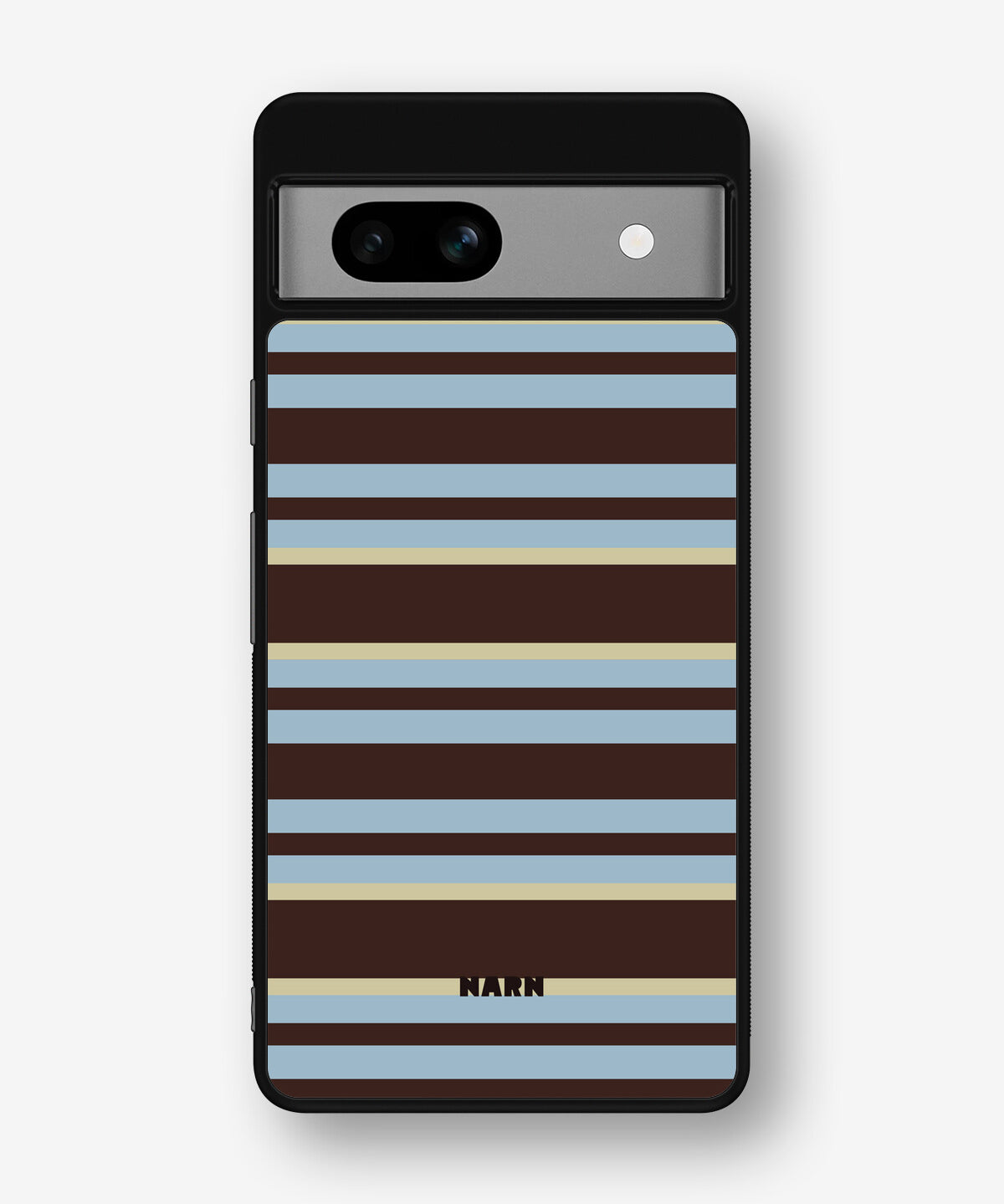 Google Pixel 7a Hard Case – Latte Lines - View 1