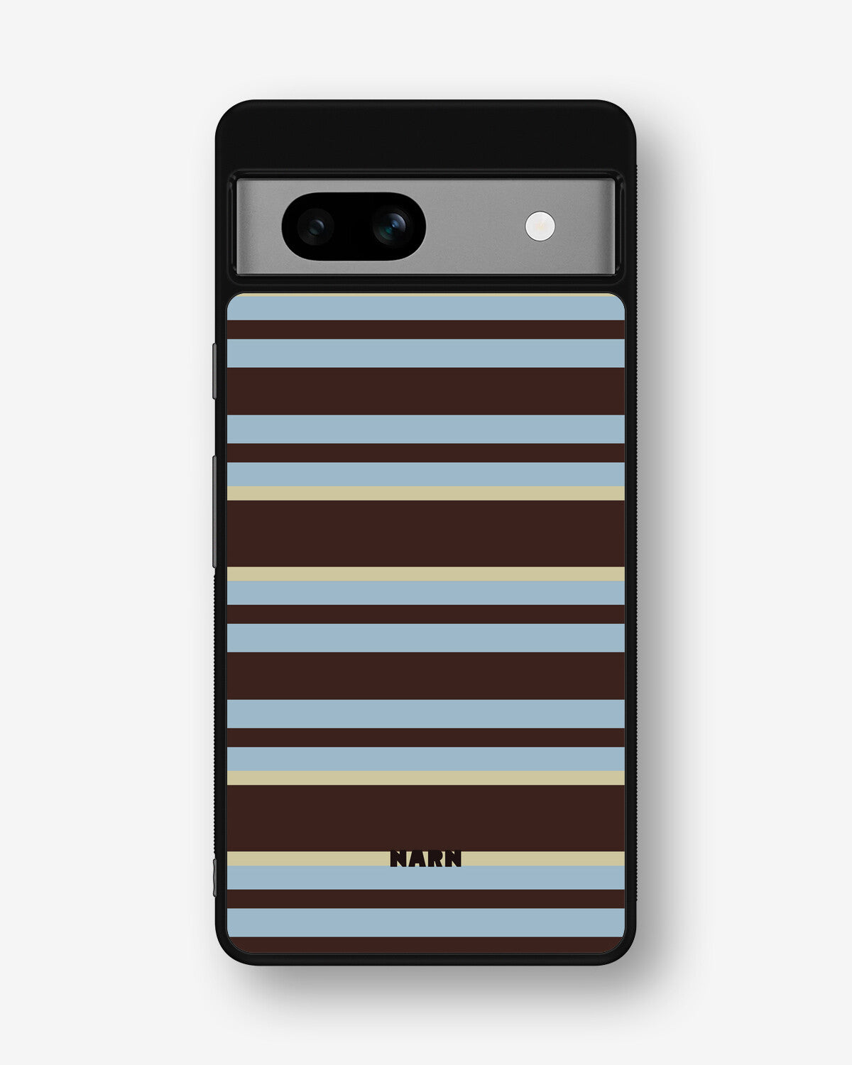 Google Pixel 7a Hard Case – Latte Lines - View 1