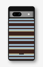 Google Pixel 7a Hard Case – Latte Lines - View 1