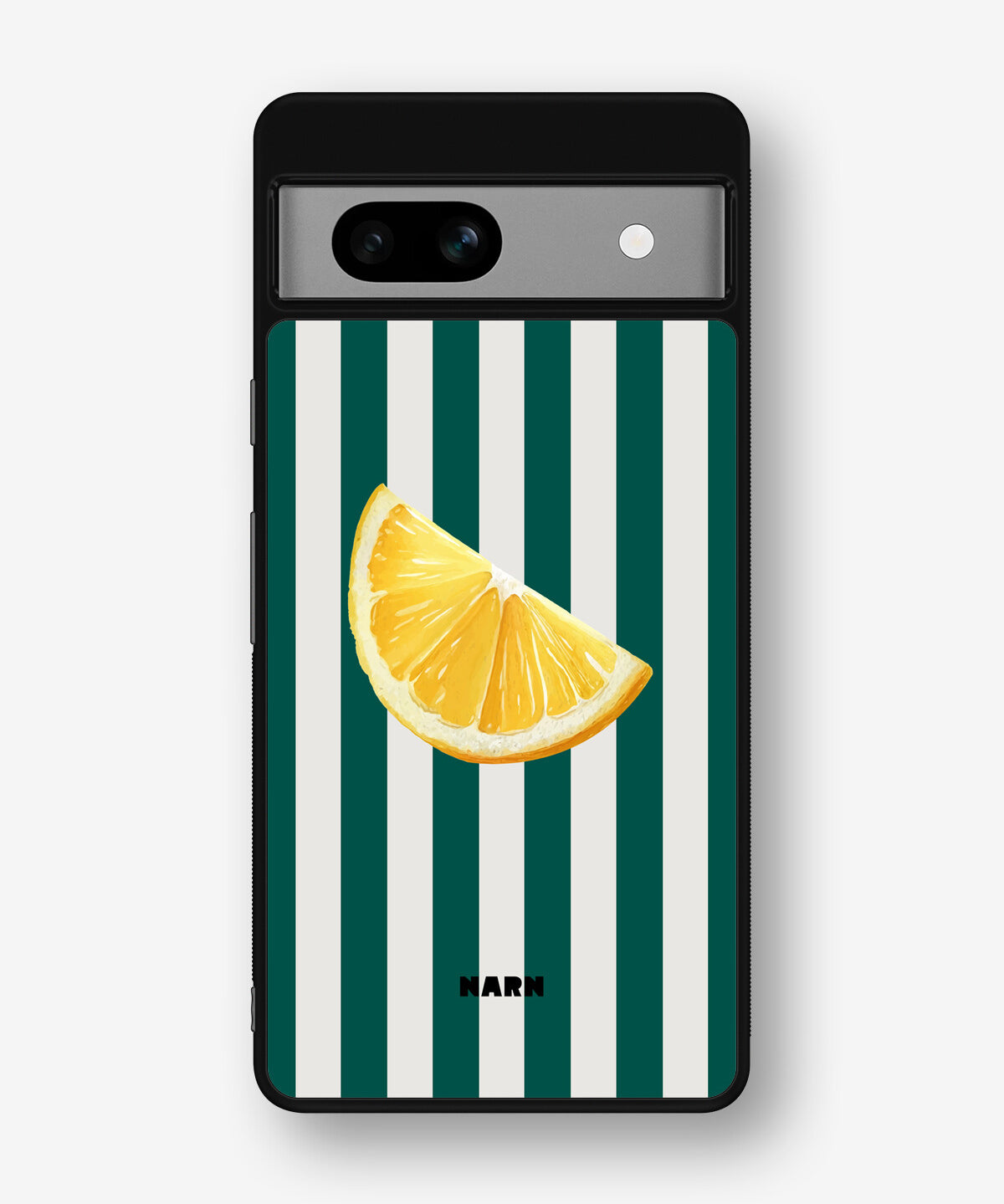 Google Pixel 7a Hard Case – Lemon Stripes - View 1