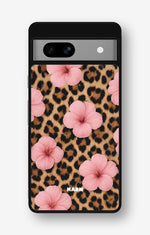 Google Pixel 7a Hard Case – Leopard Flower - View 1