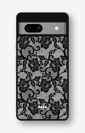Google Pixel 7a Hard Case – Midnight Lace - View 1