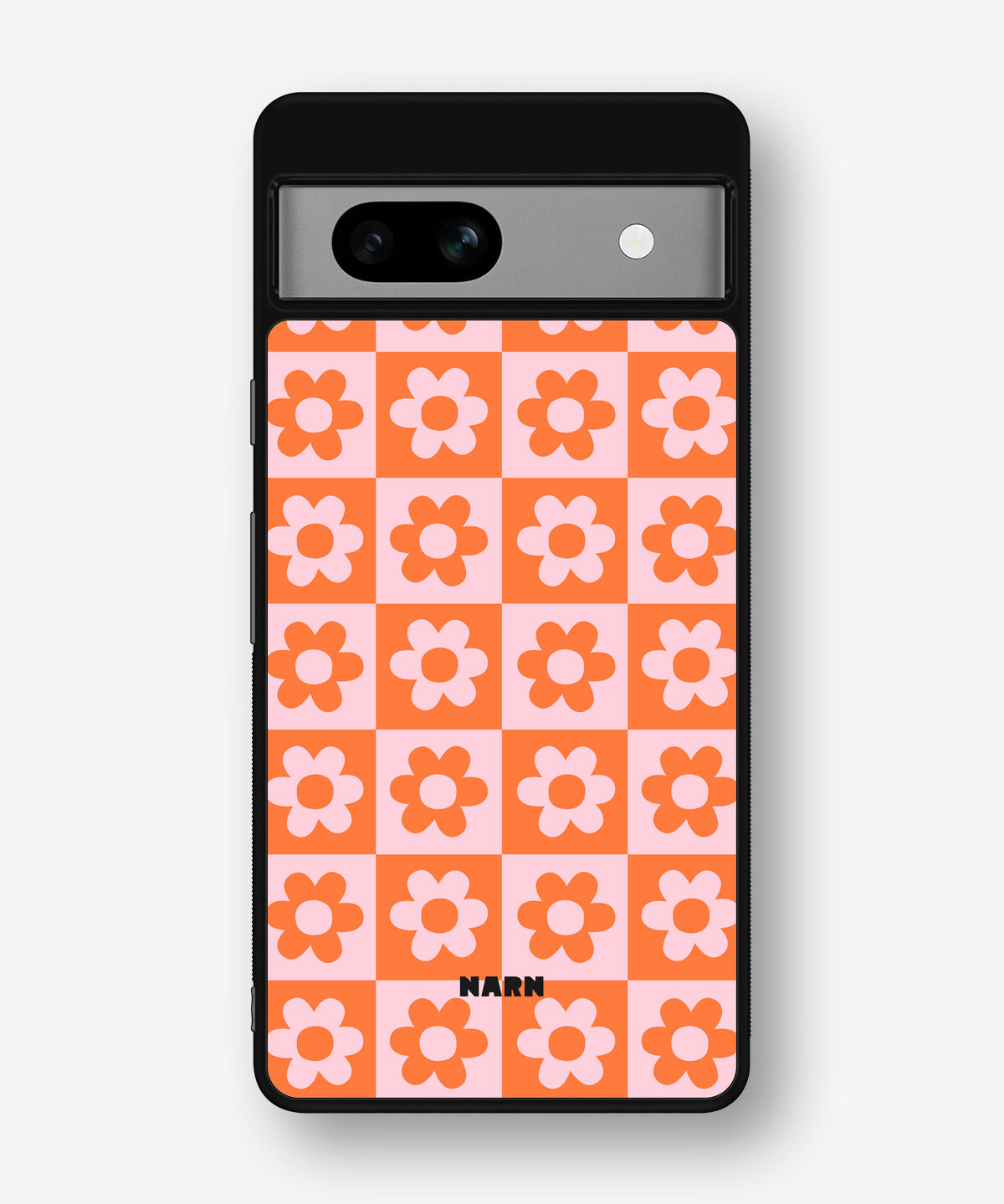 Google Pixel 7a Hard Case – Peach Petals - View 1