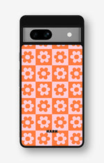 Google Pixel 7a Hard Case – Peach Petals - View 1