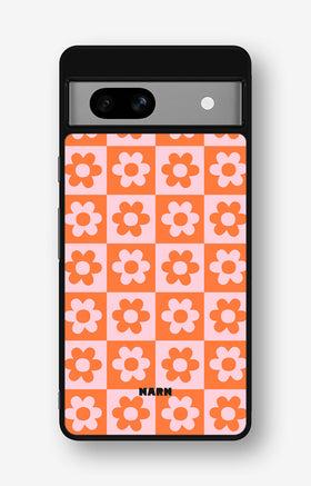 Google Pixel 7a Hard Case – Peach Petals - View 1