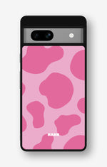 Google Pixel 7a Hard Case – Pink Moo - View 1