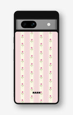 Google Pixel 7a Hard Case – Rose Lines - View 1