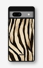 Google Pixel 7a Hard Case – Wild Zebra - View 1