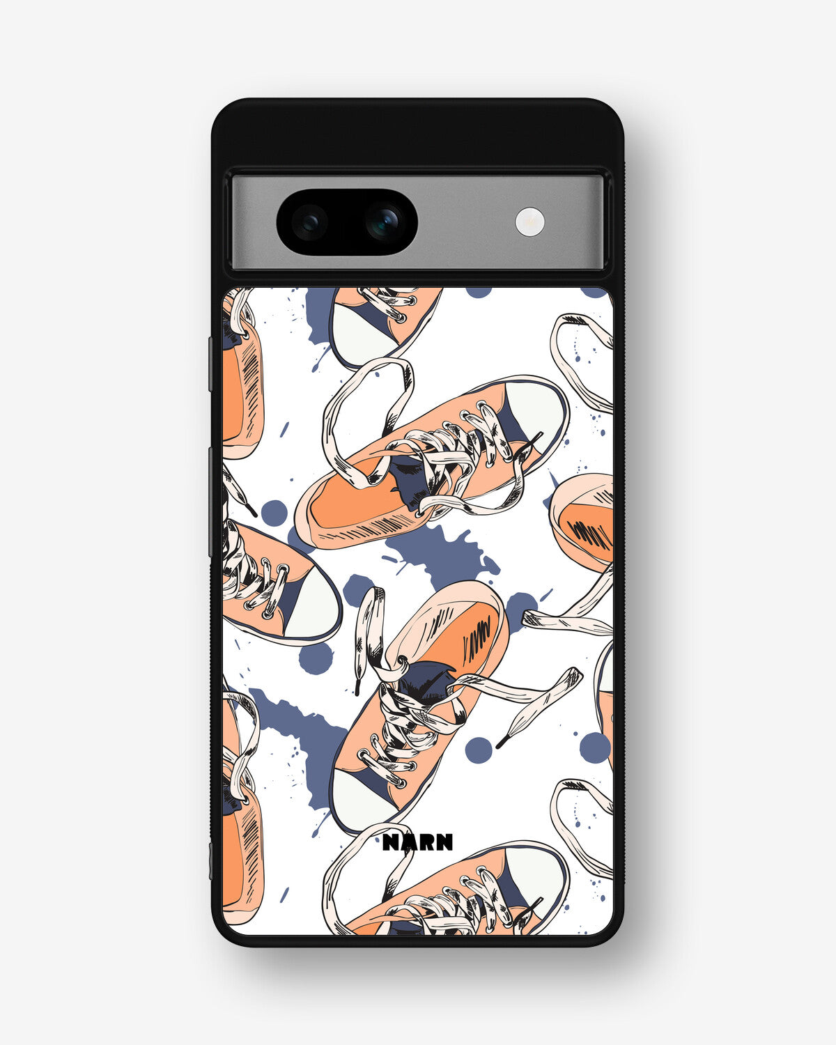 Google Pixel 7a Hard Case – Apricot Sneakers - View 1