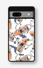 Google Pixel 7a Hard Case – Apricot Sneakers - View 1