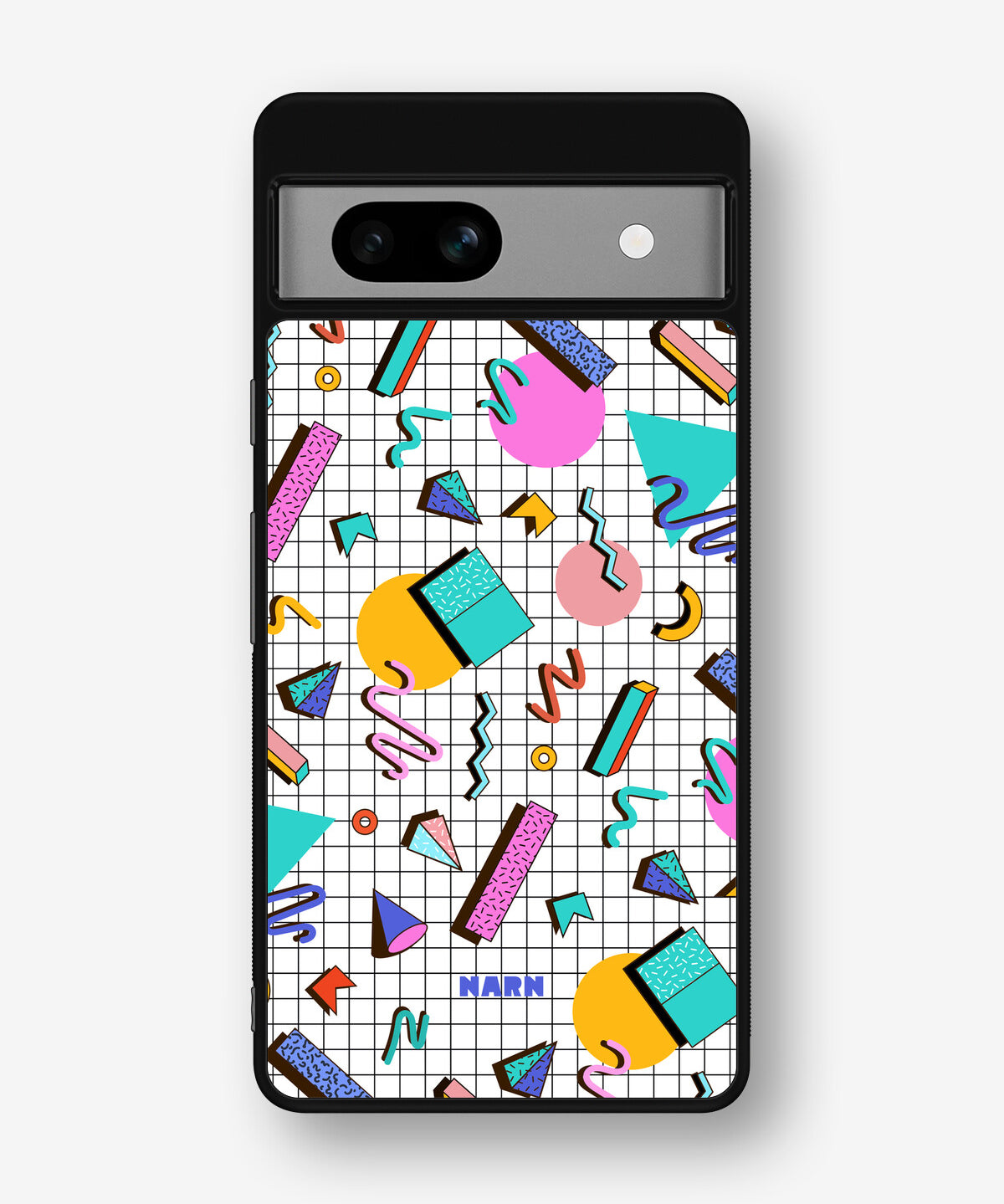 Google Pixel 7a Hard Case – 80s Memphis - View 1