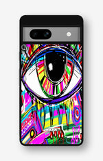 Google Pixel 7a Hard Case – Abstract Eye - View 1