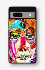 Google Pixel 7a Hard Case – Abstract Portrait - View 1