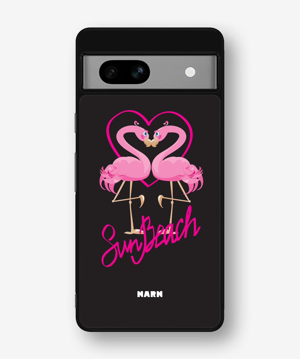 Google Pixel 7a Hard Case – Beach Flamingo - View 1