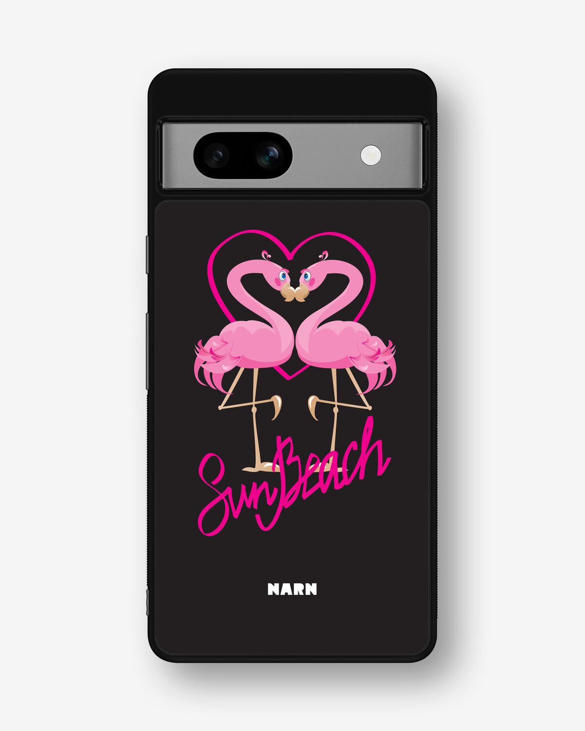 Google Pixel 7a Hard Case – Beach Flamingo - View 1
