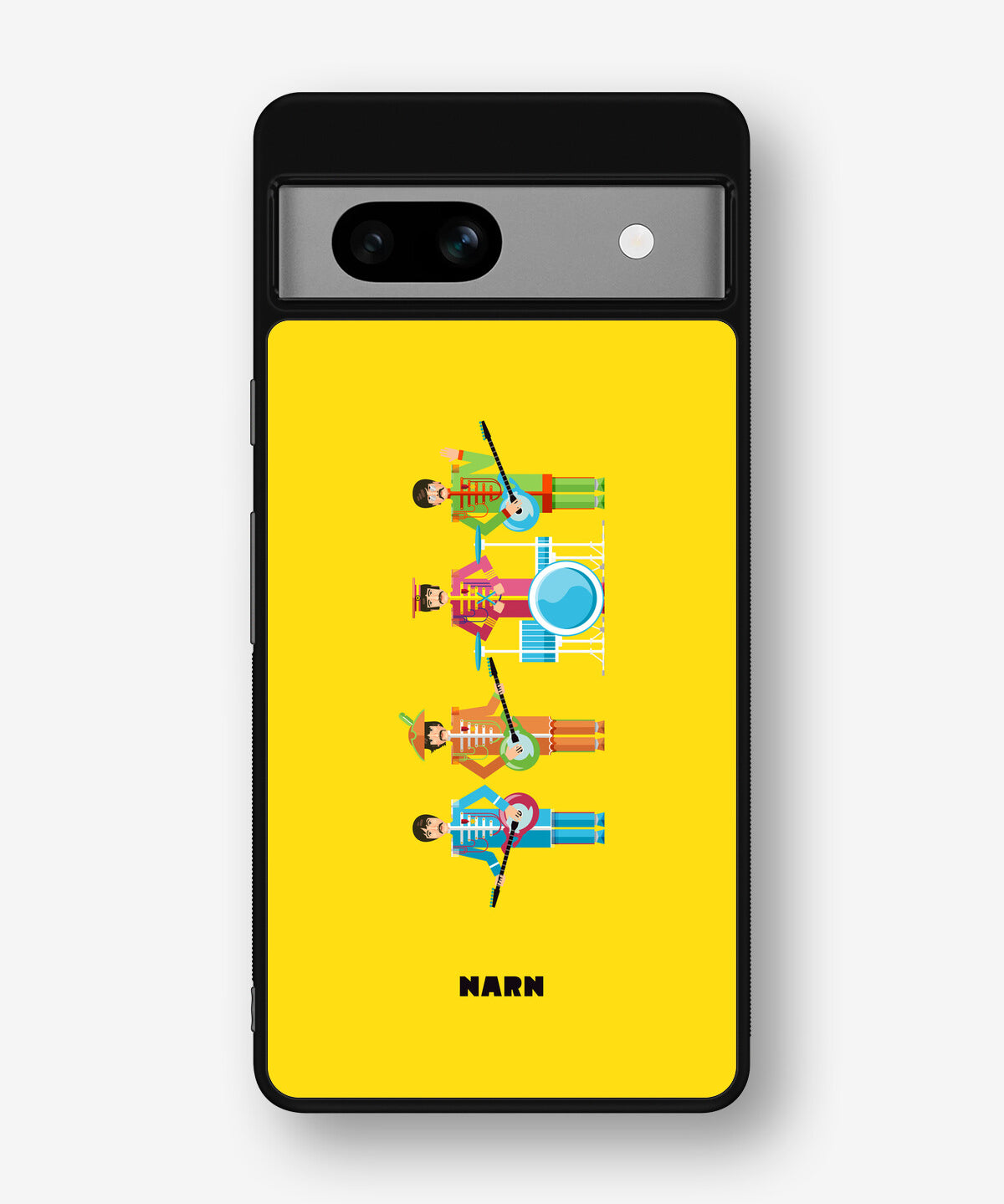 Google Pixel 7a Hard Case – Beatles Yellow - View 1