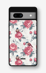 Google Pixel 7a Hard Case – Birds Among Roses - View 1