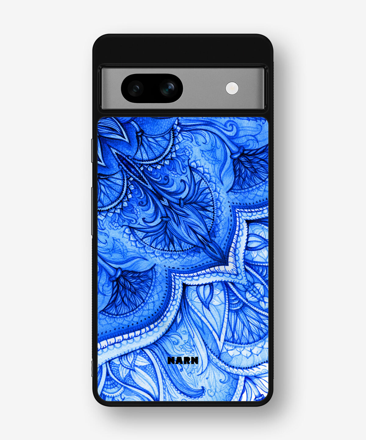 Google Pixel 7a Hard Case – Blue Vintage - View 1