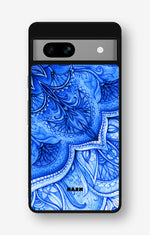 Google Pixel 7a Hard Case – Blue Vintage - View 1