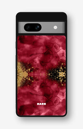 Google Pixel 7a Hard Case – Burgendy Shimmer - View 1