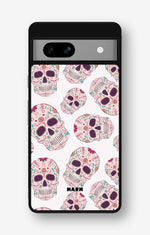 Google Pixel 7a Hard Case – Calavera Skulls - View 1